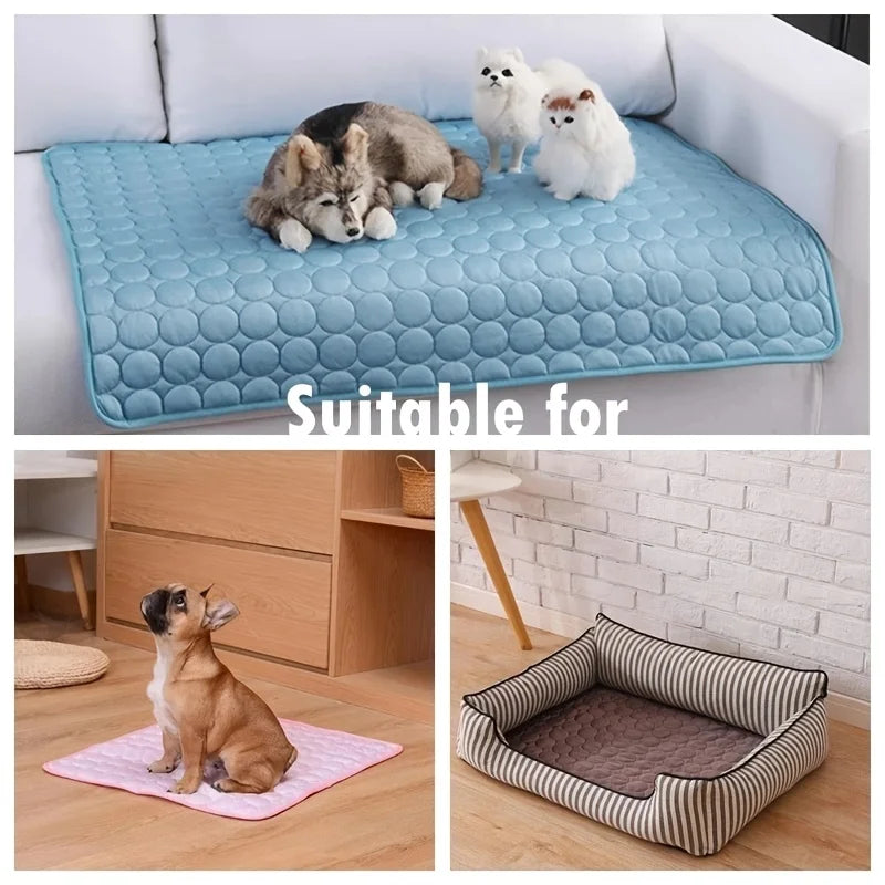 BeiYu Pet Dog Cooling Mat for Dogs and Cats Comfort