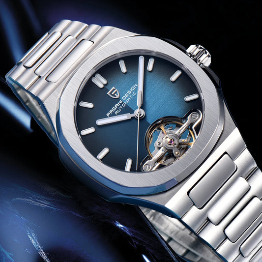 Pagani Design Skeleton Tourbillon Luxury Automatic Mechanical Men's Wristwatch