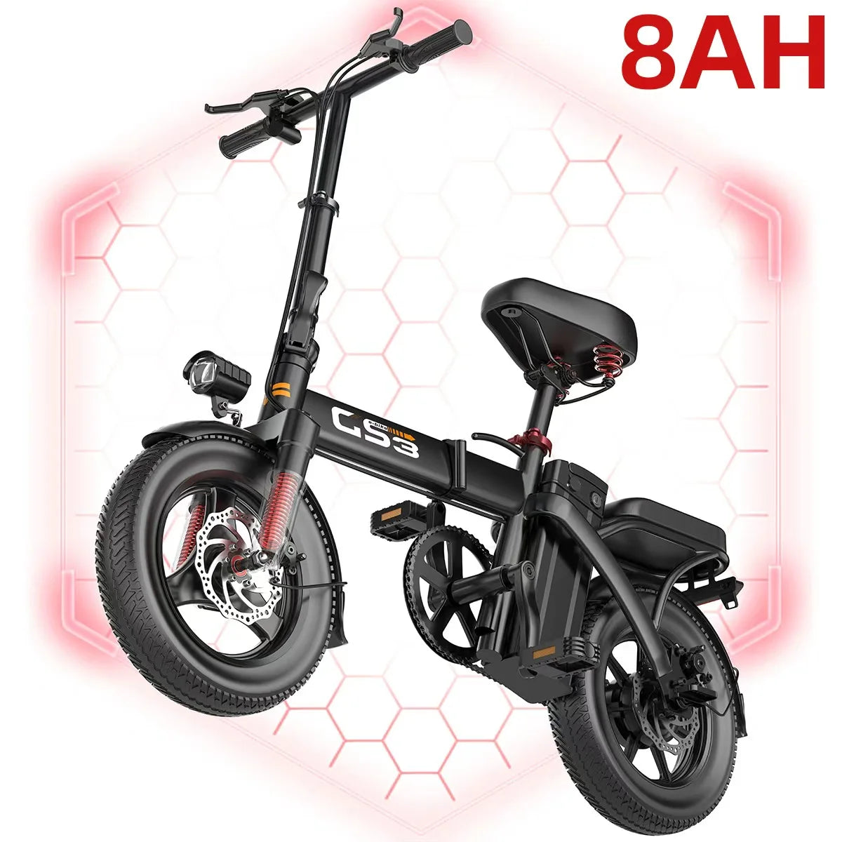 UPlee 500W Electric Bike With 48V 15Ah Battery Long Range