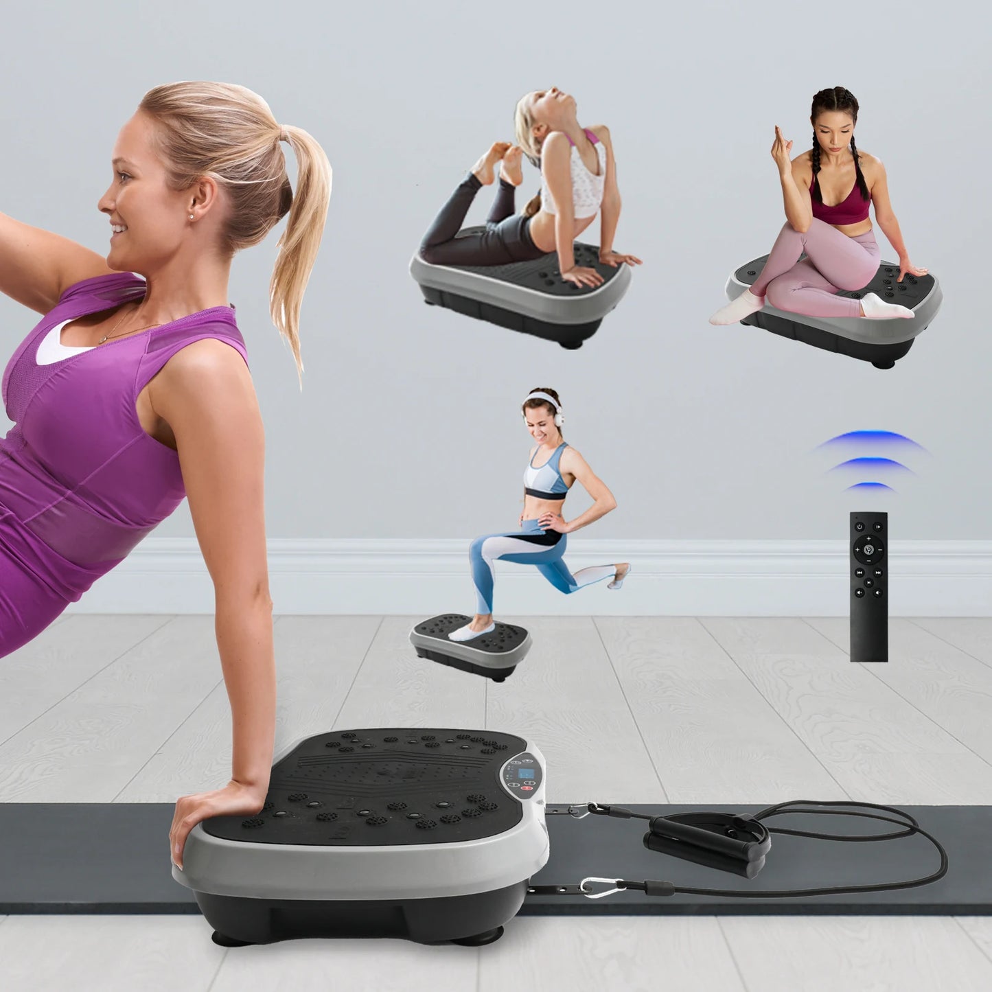 Portable Vibration Plate Exercise Machine For Home Workout