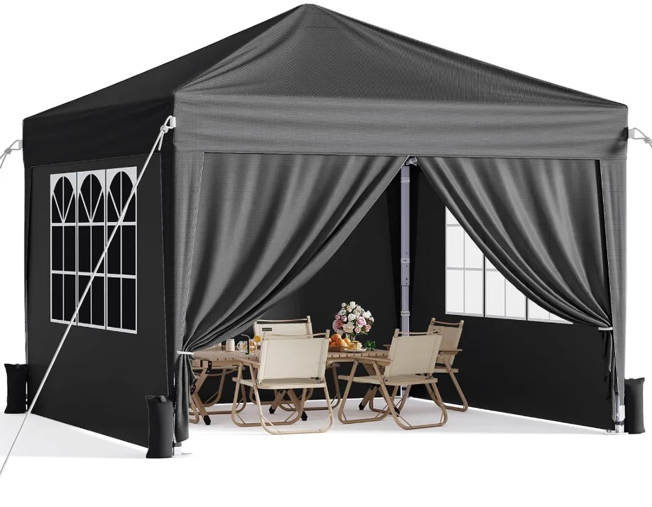 Pop Up Canopy With Sidewalls UV Blocking Tent For Events