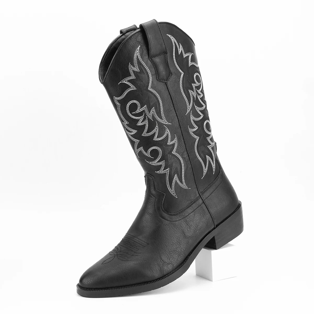 Men's Embroidered Desert Western Cowboy Boots For Everyday Wear