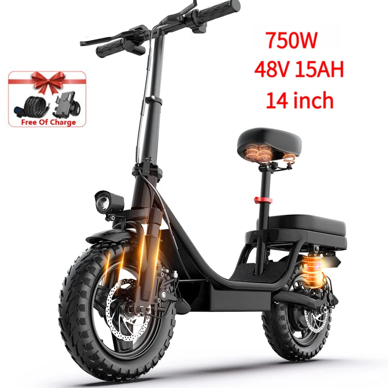 ZEFIORA UL2849 Certified 750W Adult Electric Bicycle