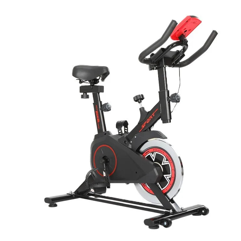 Silent Indoor Spin Bike With Adjustable Seat For Cardio Training At Home
