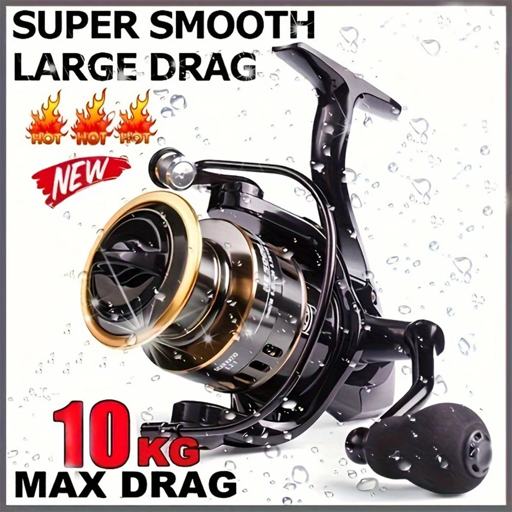 Spinning Reel Metal Spool And Rocker Arm Five To One