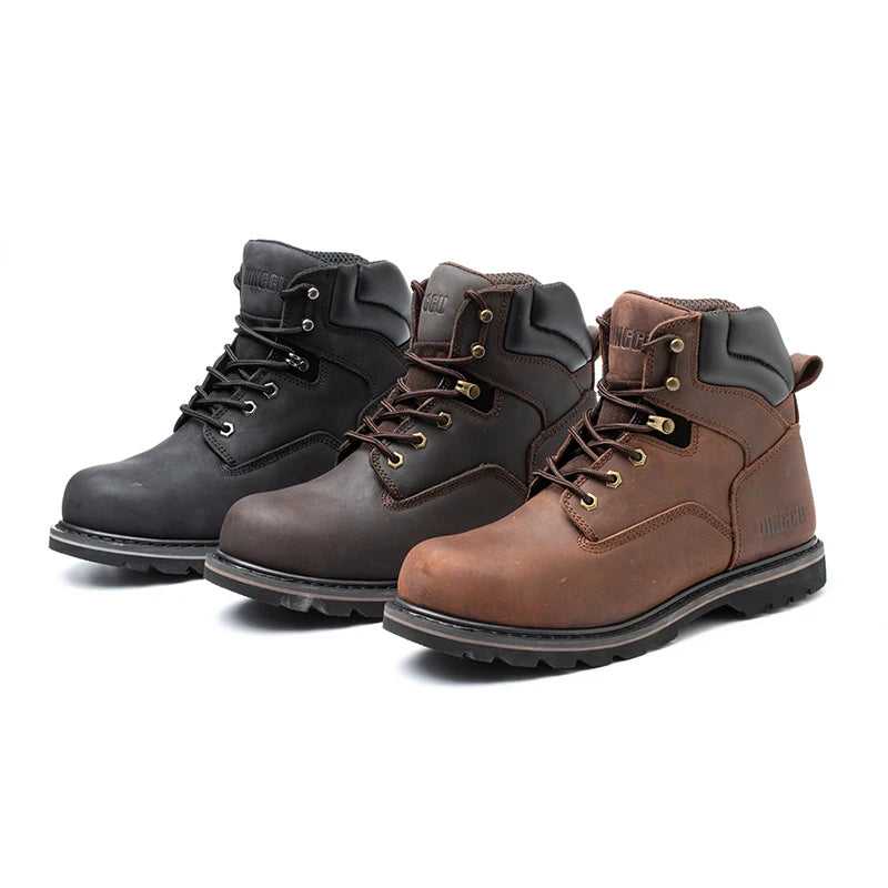 Lightweight Breathable Industrial Construction Protective Sneakers For Men