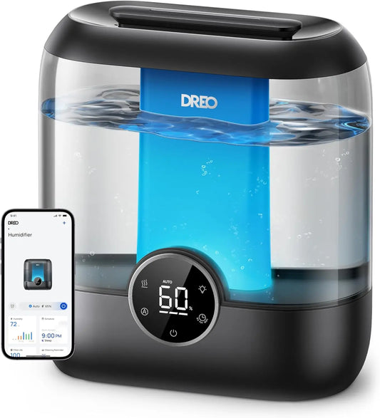 Smart Humidifier For Bedroom And Large Room Quiet Ultrasonic Night Light