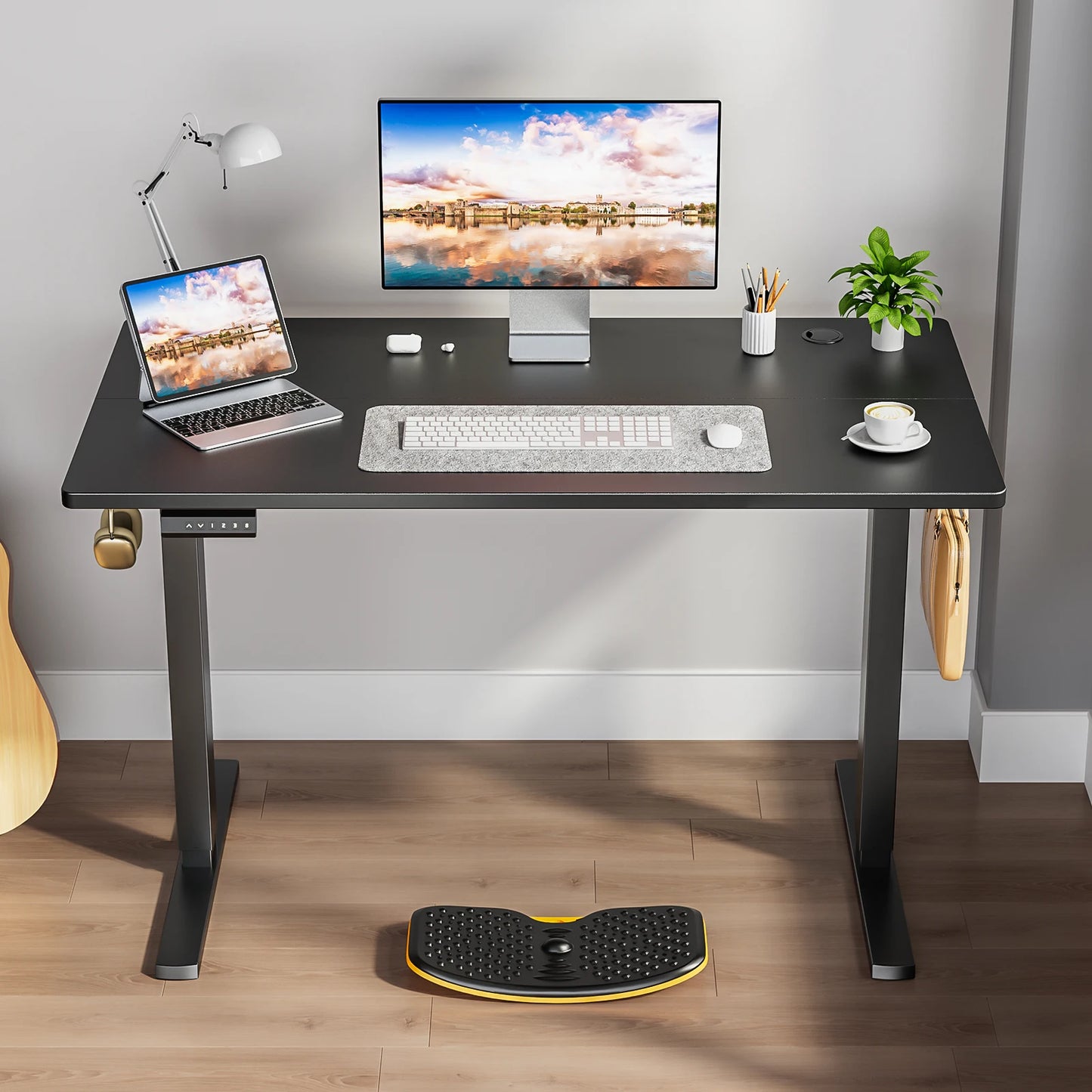 JHK Ergonomic Electric Standing Desk Height Adjustable Office Table