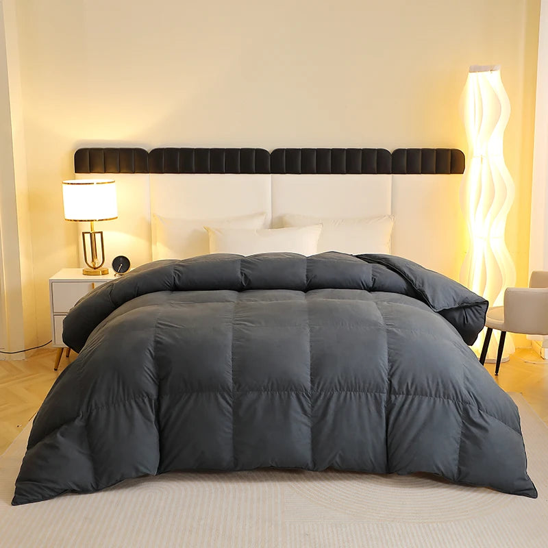 EasYum Duck Feather Quilted Comforter For Allergy Sufferers