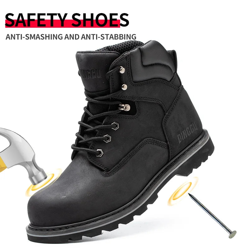 Lightweight Breathable Industrial Construction Sneakers For Protective Work