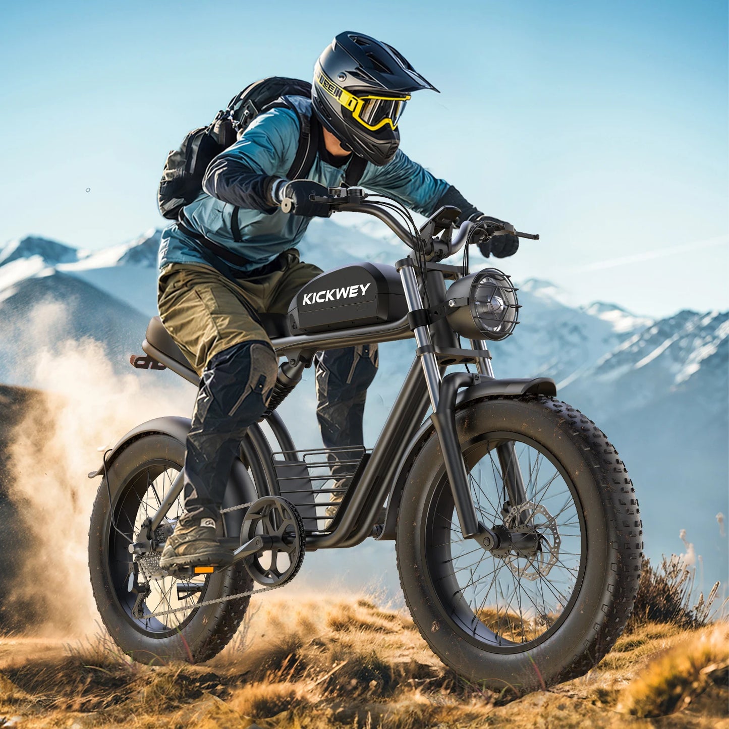 Kickwey K7 Electric Bicycle With Full Suspension