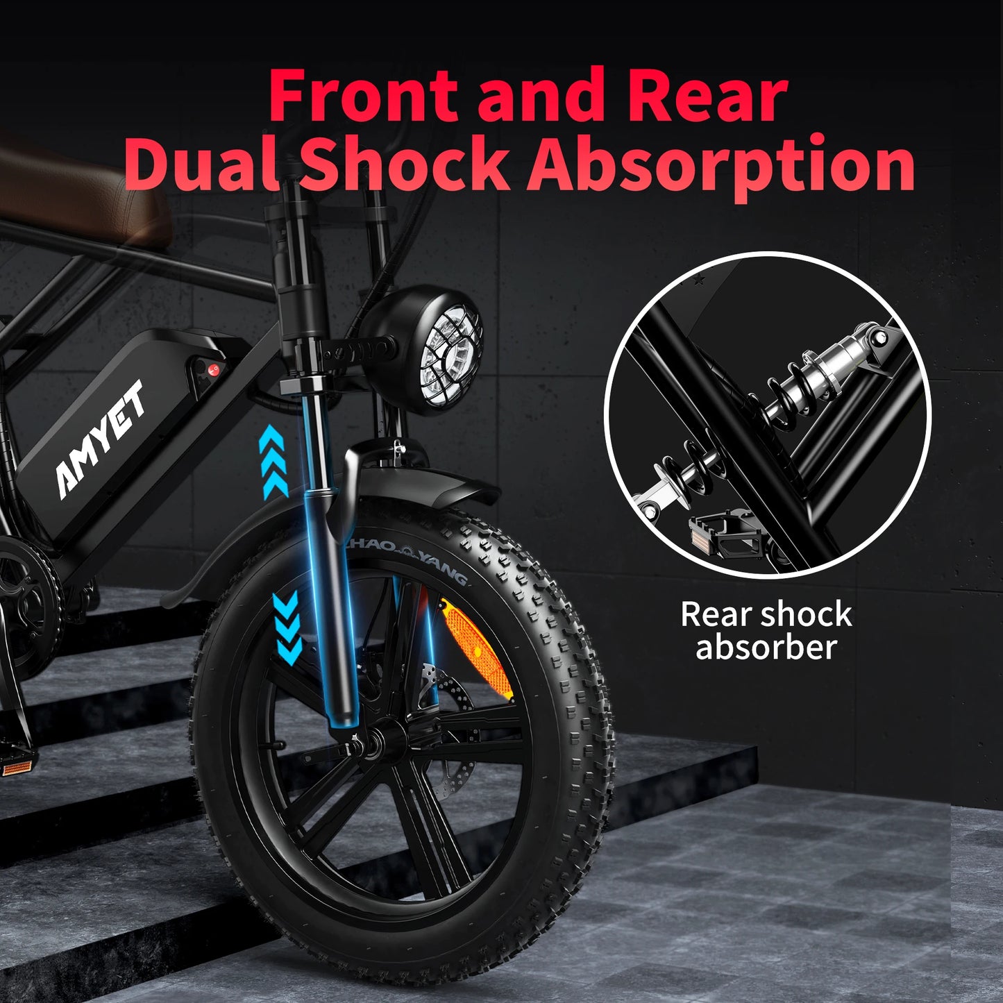 Am yet V9 G60 1000W Adults Electric Bike With 48V Battery