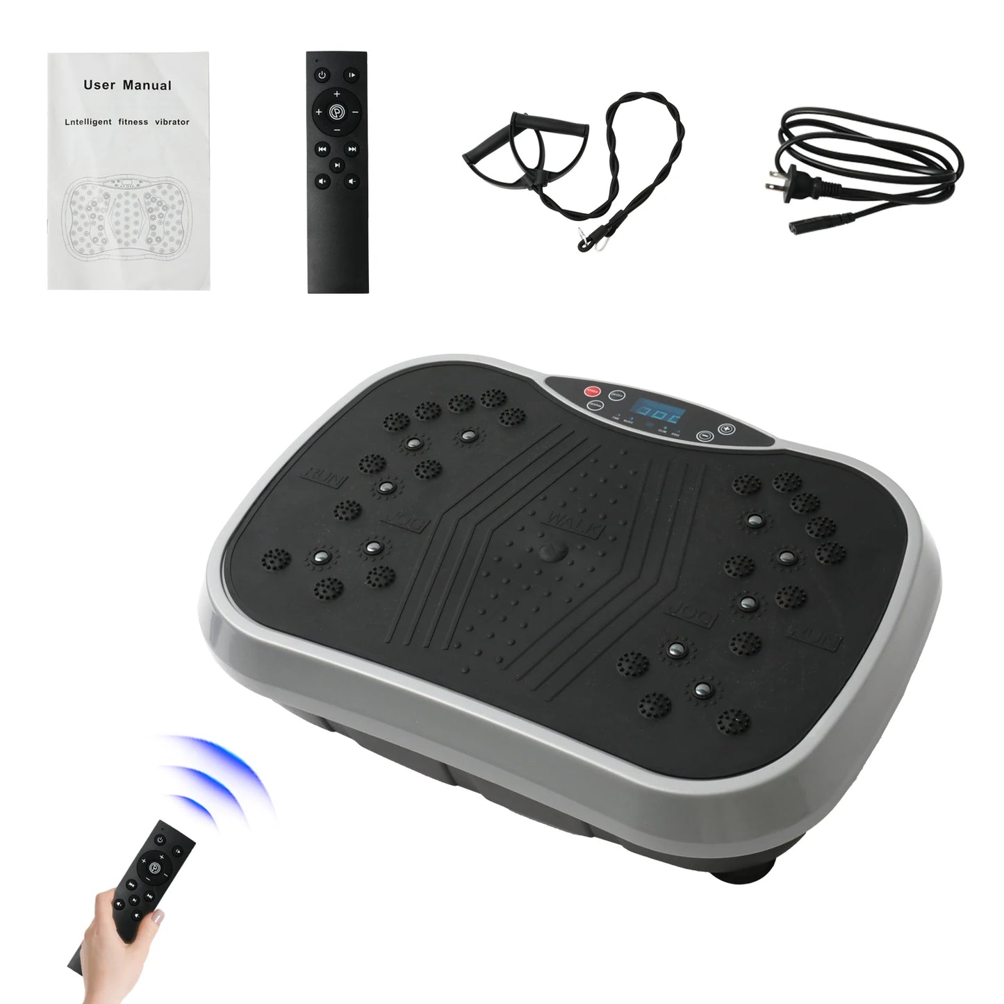 Portable Vibration Plate Exercise Machine For Home Workout