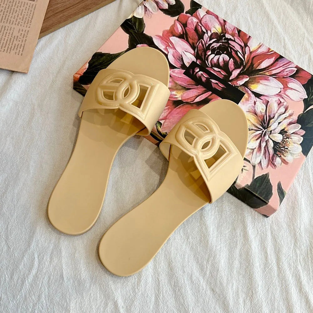Women's Casual Flat Slippers Non Slip Beach Shoes Comfortable