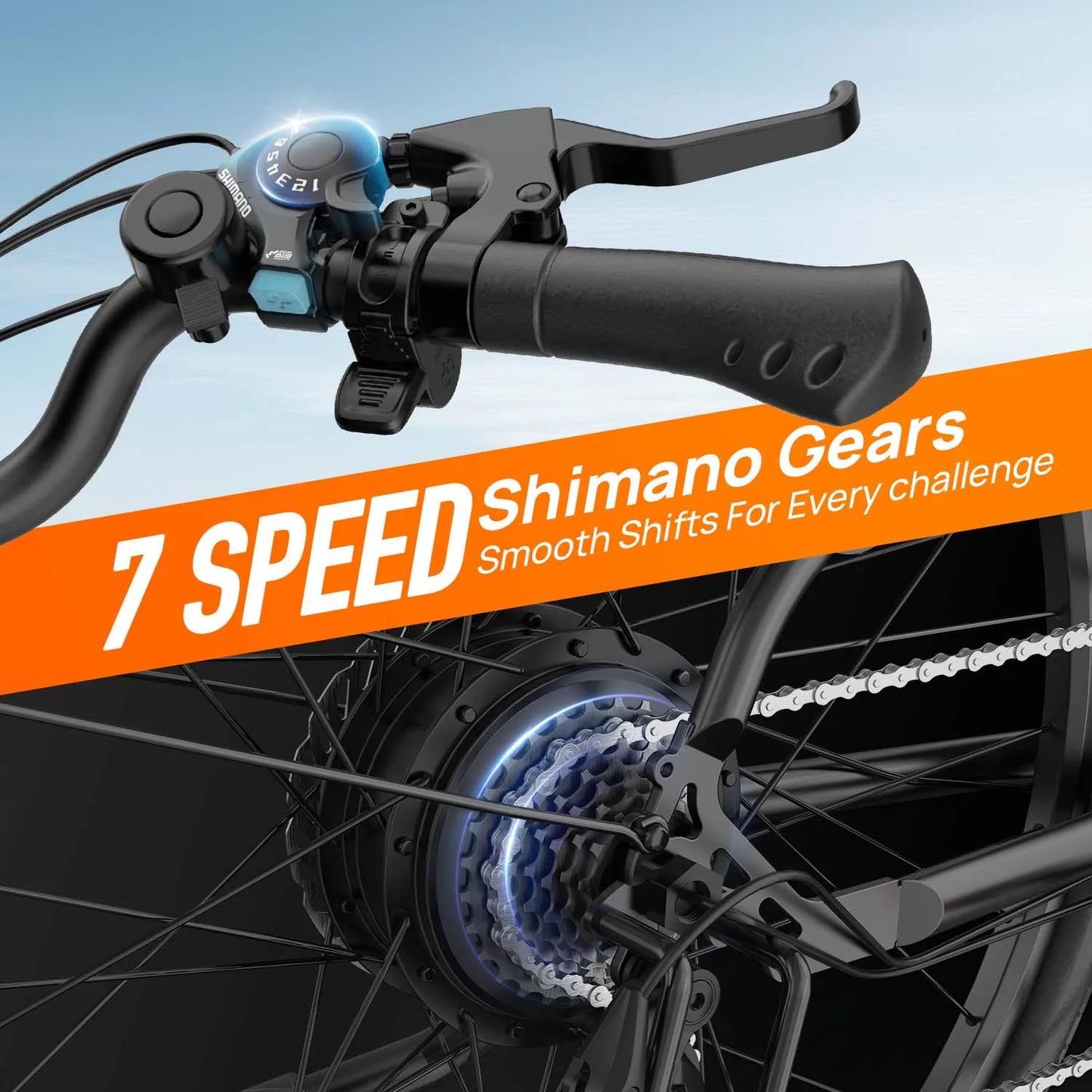 E26 Electric Bike 750W Peak Motor City Commuter