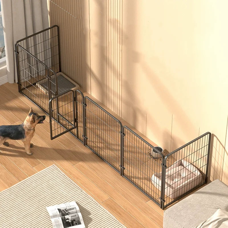 Foldable Dog Fence Playpen For Pets Four To Six Panels