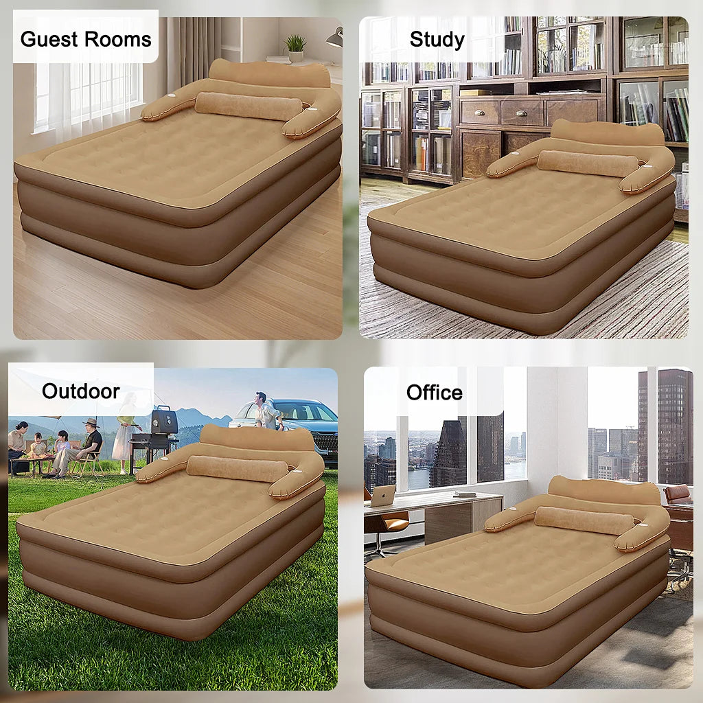 Automatic Inflatable Mattress For Outdoor Camping Portable Folding Bed