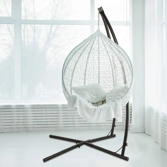 Homfa Heavy Duty Metal Hanging Chair Stand For Outdoor Patio