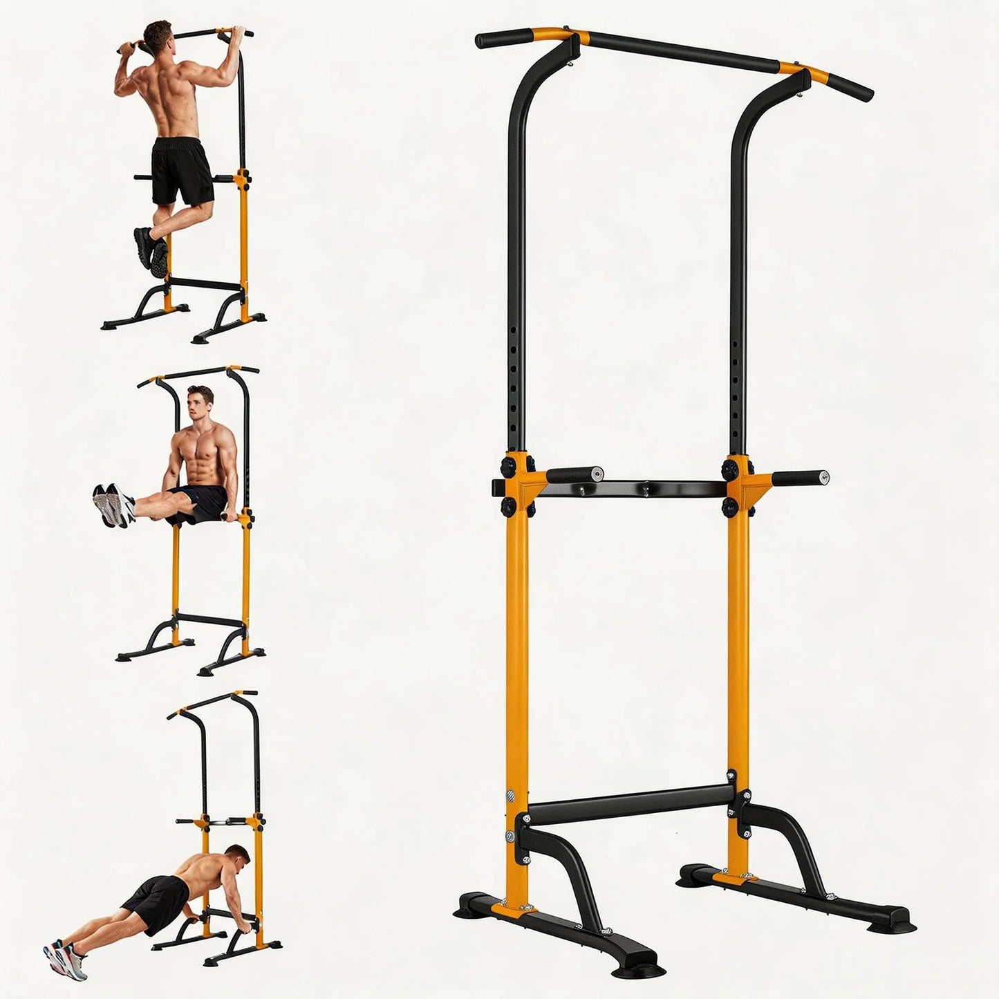 HiMISS Multi-Function Power Tower Dip Station With Pull Up Bar