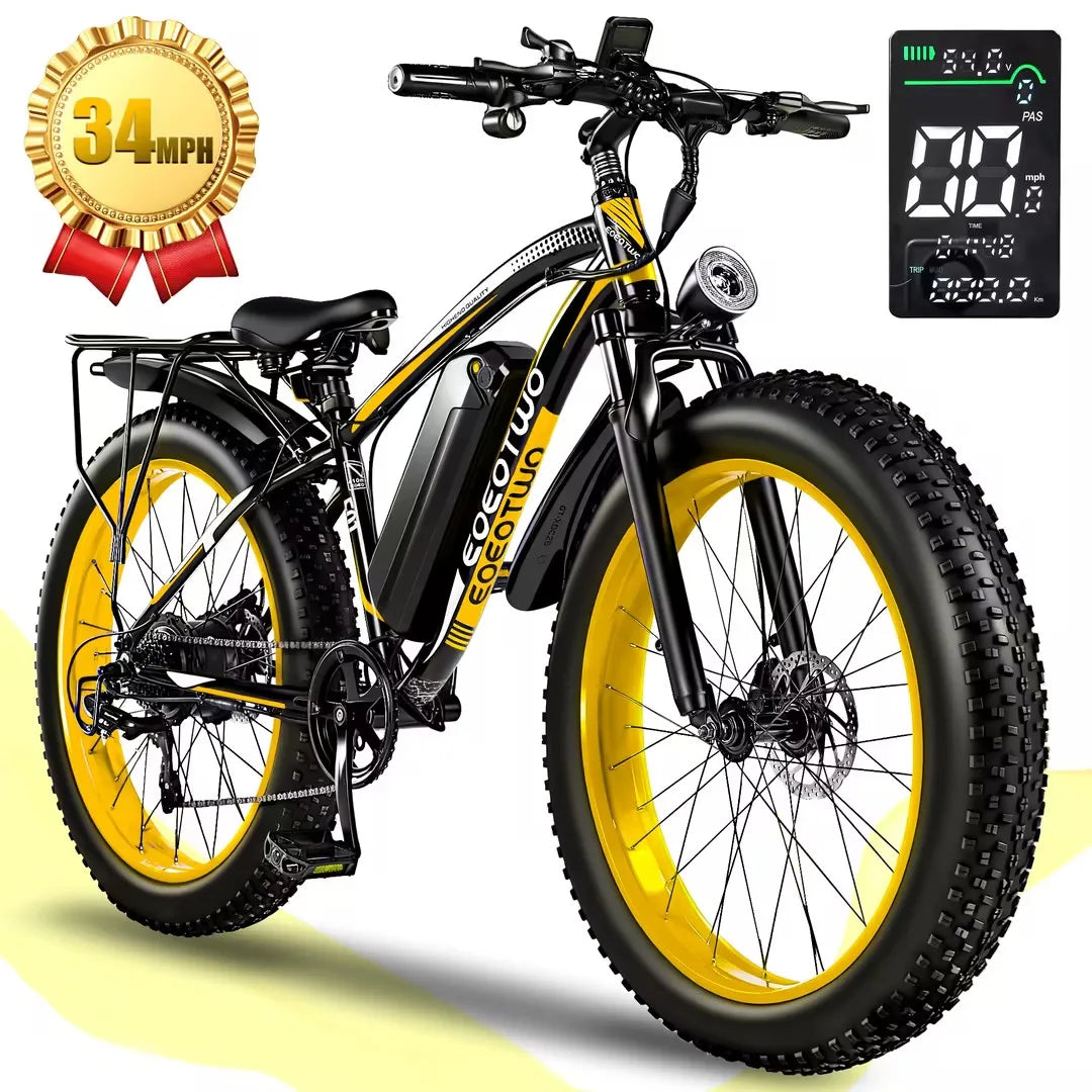 Eoetwo Heavy Duty Ebike 400 Lbs Capacity 65Nm Torque