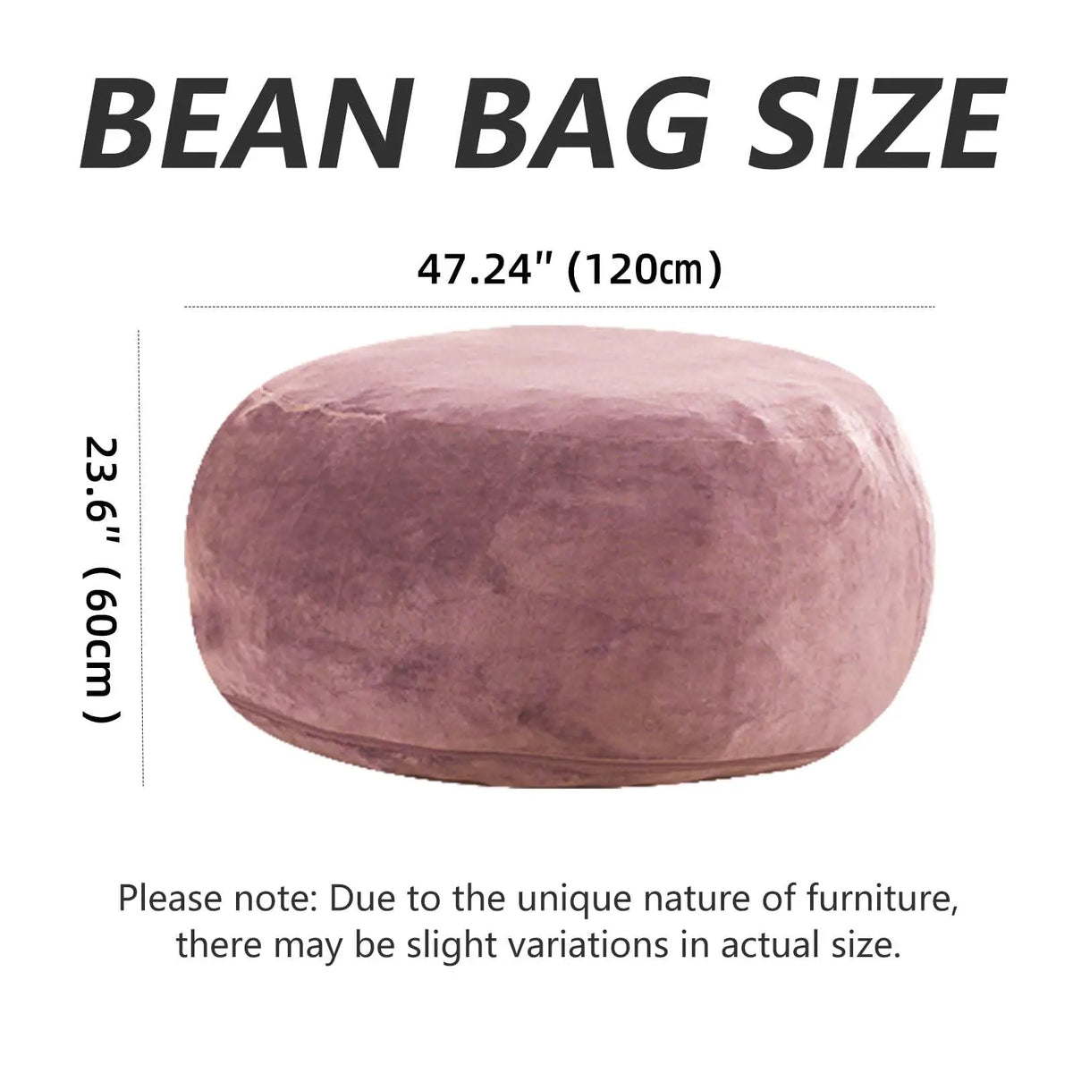 100CM×100CM×60CM, adult beanbag chair with padded beanbag inside, memory foam chair, soft flannel washable cover, ideal reading seat for bedrooms and dorms.