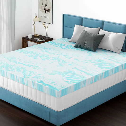 Mcq 2 Inch Soft Gel Memory Foam Mattress For Bedroom