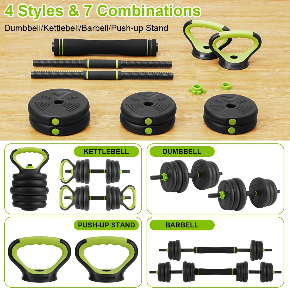 Twister.Ck 4 In 1 Adjustable Dumbbell Free Weight Set