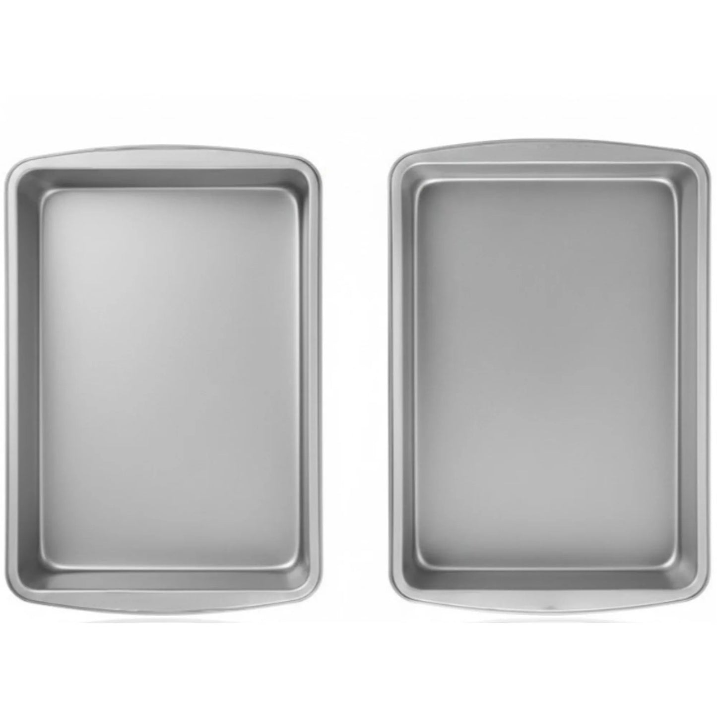 Nonstick Oblong Brownie Pan Set With Even Heat Distribution