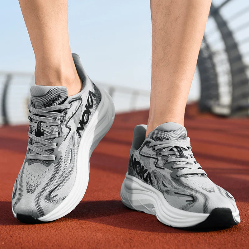 Running Shoes Carbon Board Marathon Breathable Lightweight Sneakers