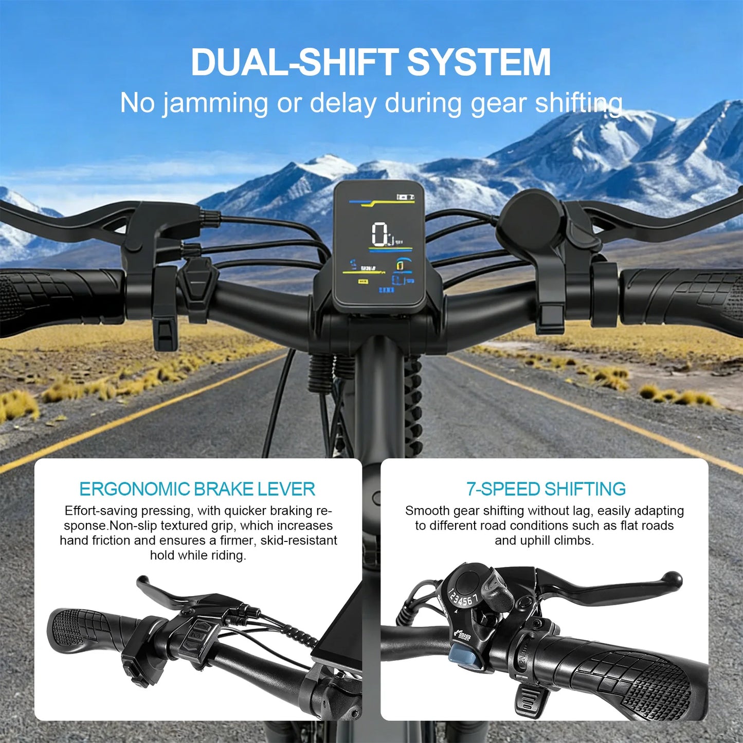 Toofly Electric Mountain Bike With 48V 13Ah Removable Battery