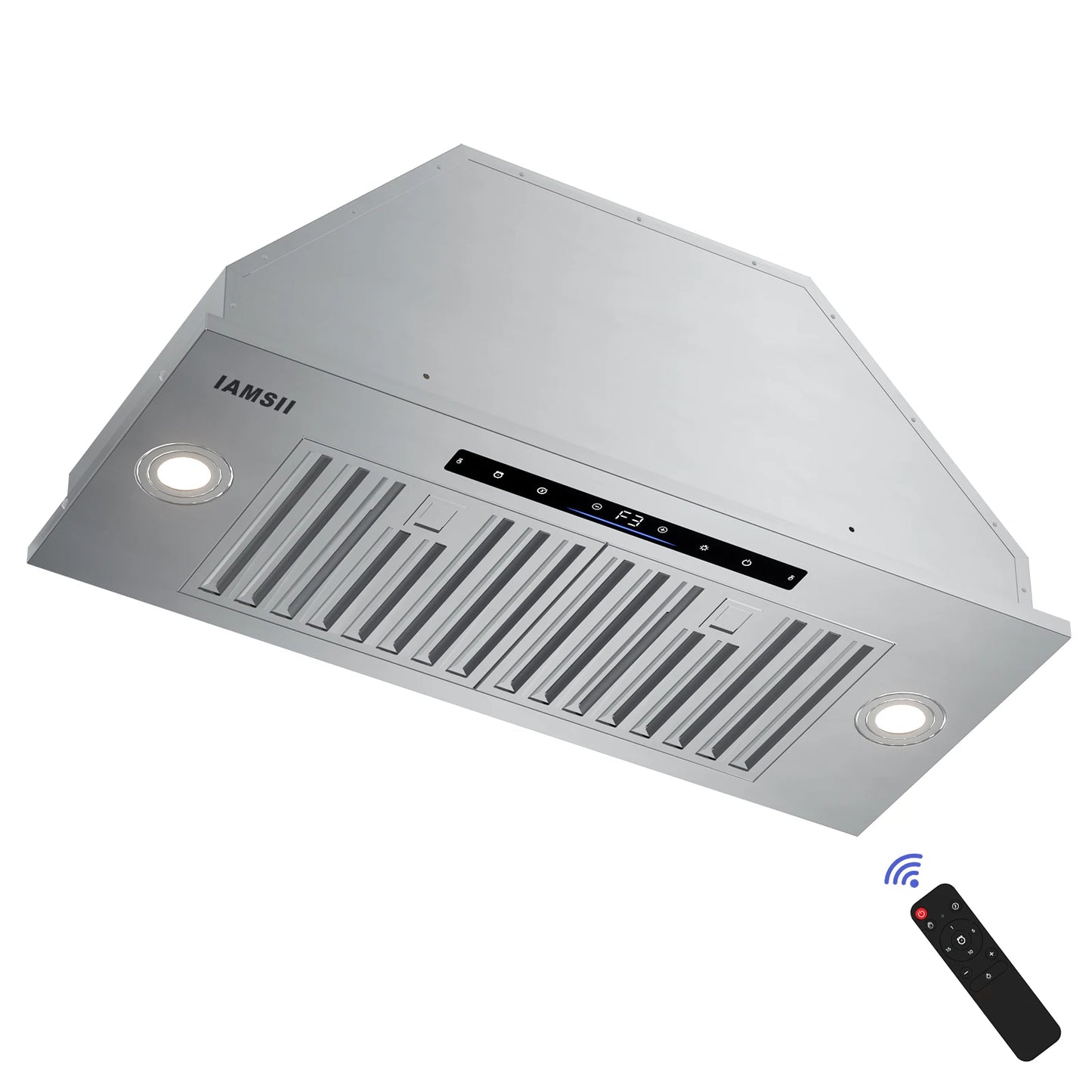BRANO Range Hood Insert, 750 CFM, Ducted Or Ductless Convertible