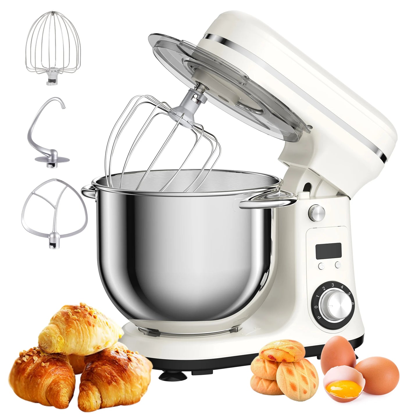 Biolomix Kitchen Stand Mixer Blender With 6 Speed 1200W