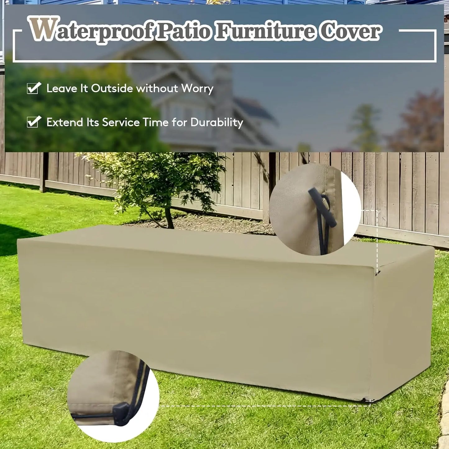 Rattan Outdoor Furniture Set With Glass Table And Storage Ottoman