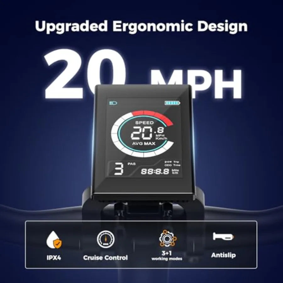 EB5 Electric Bike For Adults Commuting And Mountain Aluminum Frame