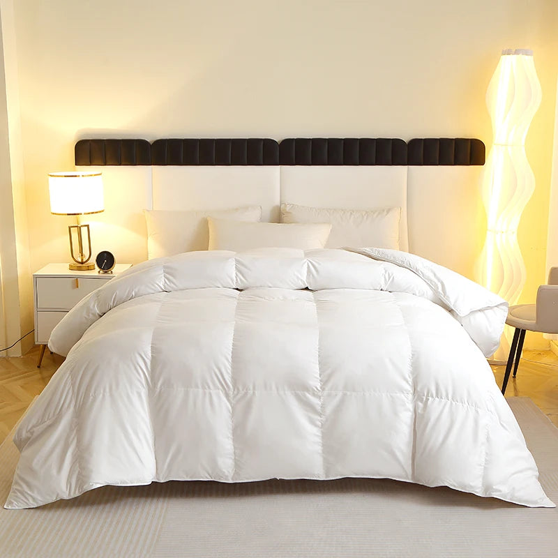 EasYum Duck Feather Quilted Comforter For Allergy Sufferers