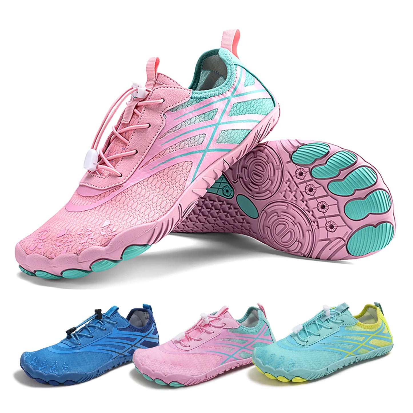 Womens Barefoot Walking Flats With Wide Toe Box Breathable Lightweight
