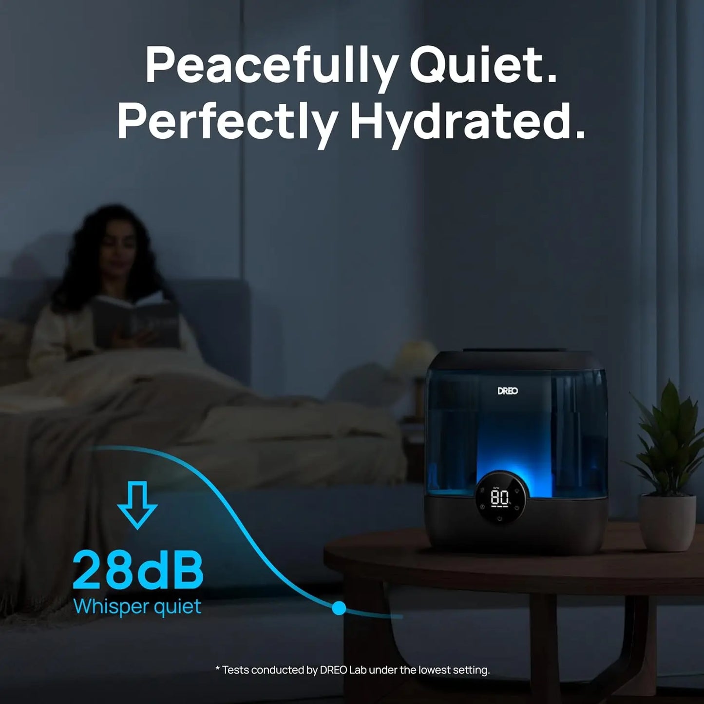 Smart Humidifier For Bedroom And Large Room Quiet Ultrasonic Night Light
