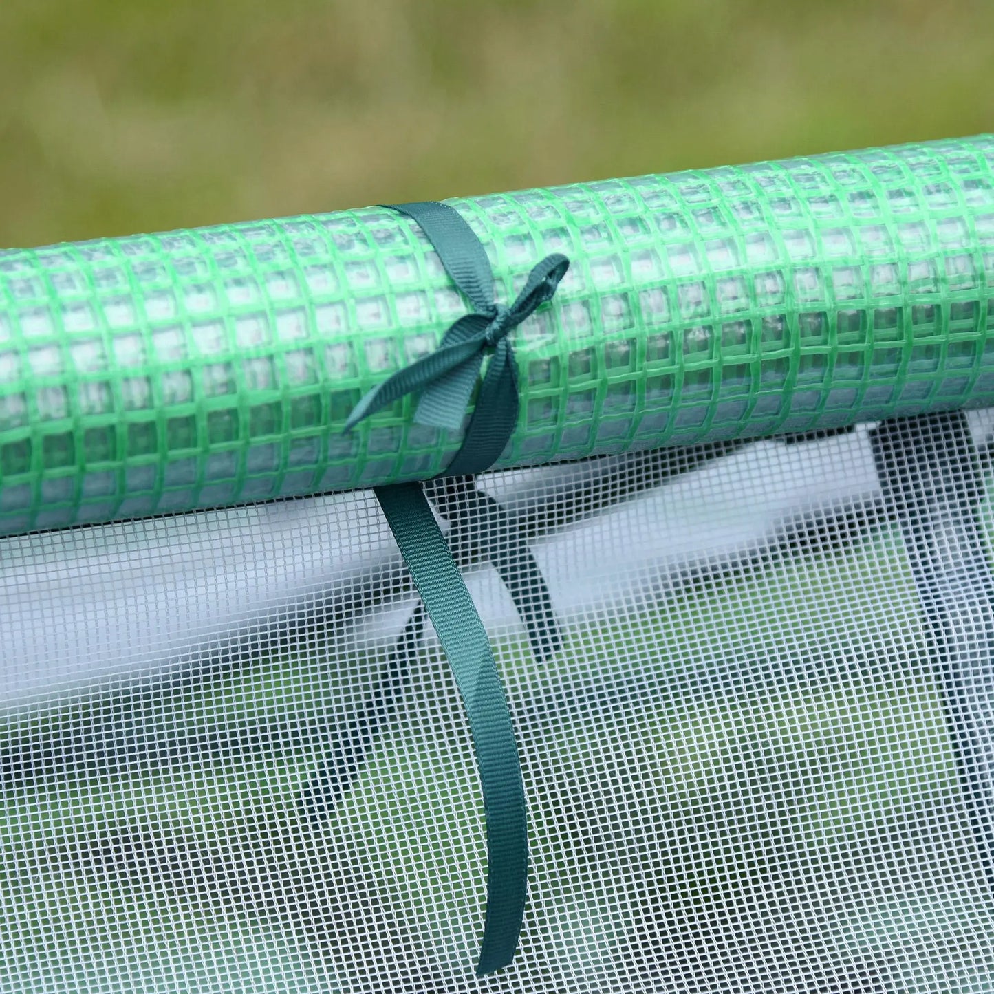 Outsunny Portable Greenhouse With Zippered Windows And Door