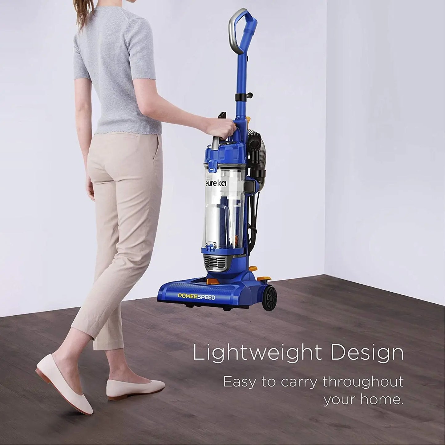 Lightweight Bagless Upright Vacuum Cleaner With Large Dust Cup