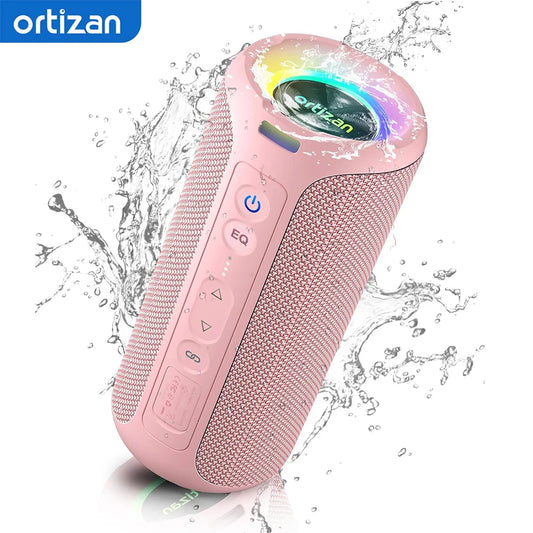 Ortizan X8 Pro Bluetooth Speaker 40W Stereo Sound IPX7 Waterproof 30H Playtime