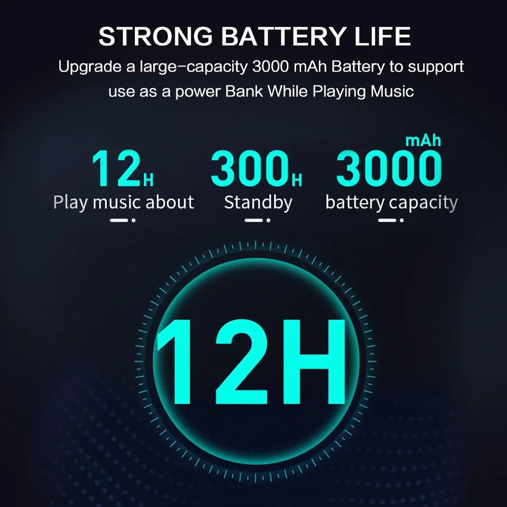 Portable Bluetooth Speaker Wireless LED Flash Light TWS Bass Stereo IPX7 Waterproof Loudspeaker FM Radio 12 Hours Playtime Subwoofer Outdoor Boombox for Pool Beach Party Camping Travel Smartphone Compatible