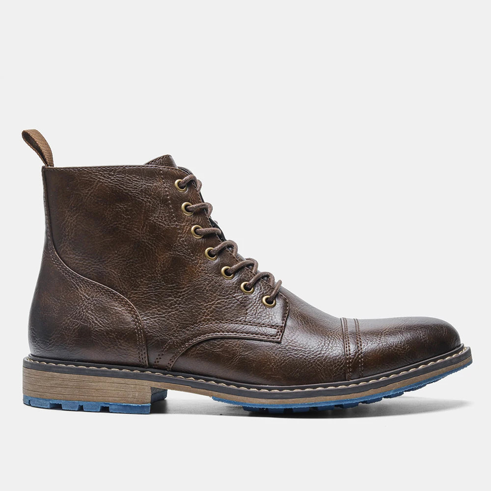 Hecrafted Mens Ankle Boots Comfortable Casual Style