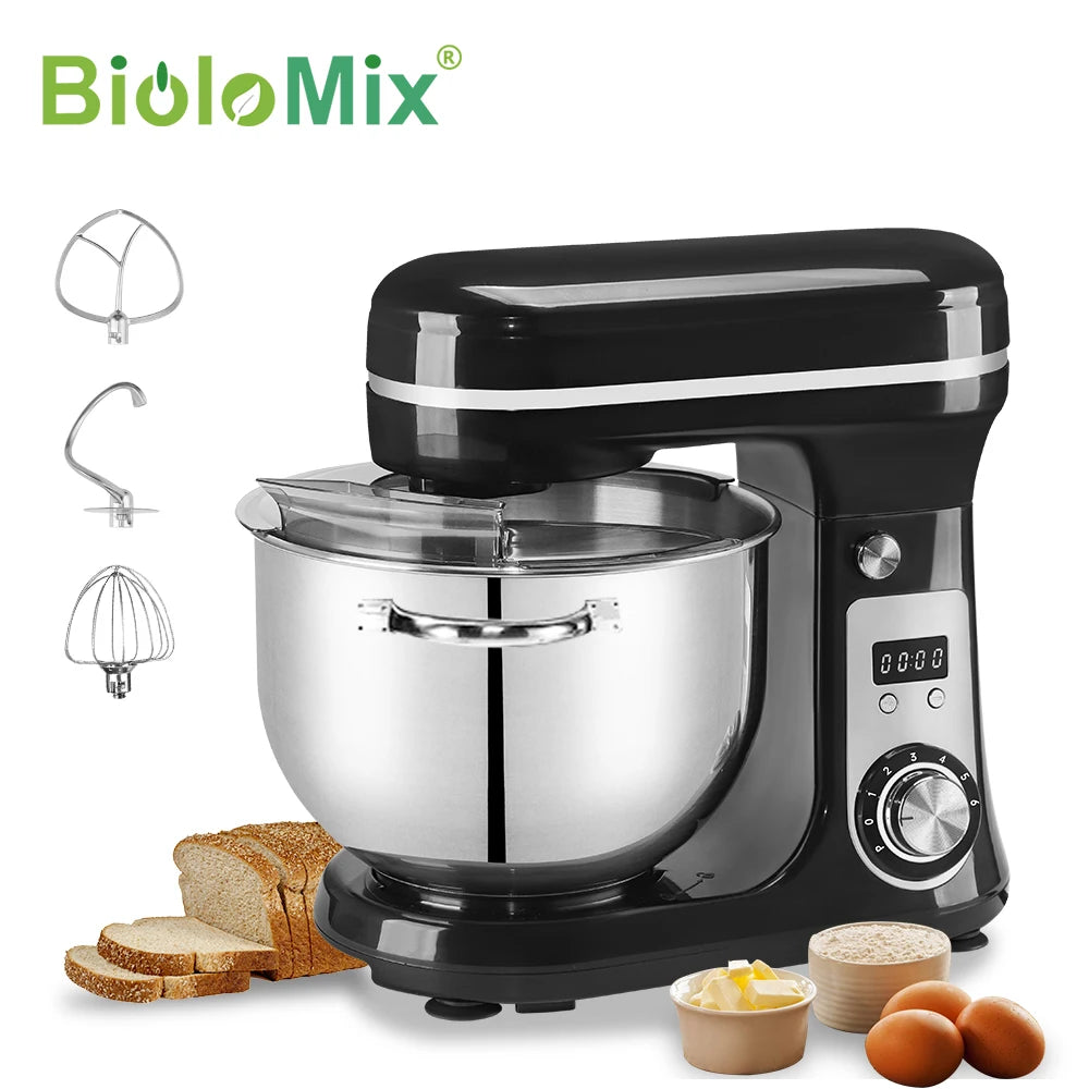 Biolomix Kitchen Stand Mixer Blender With 6 Speed 1200W