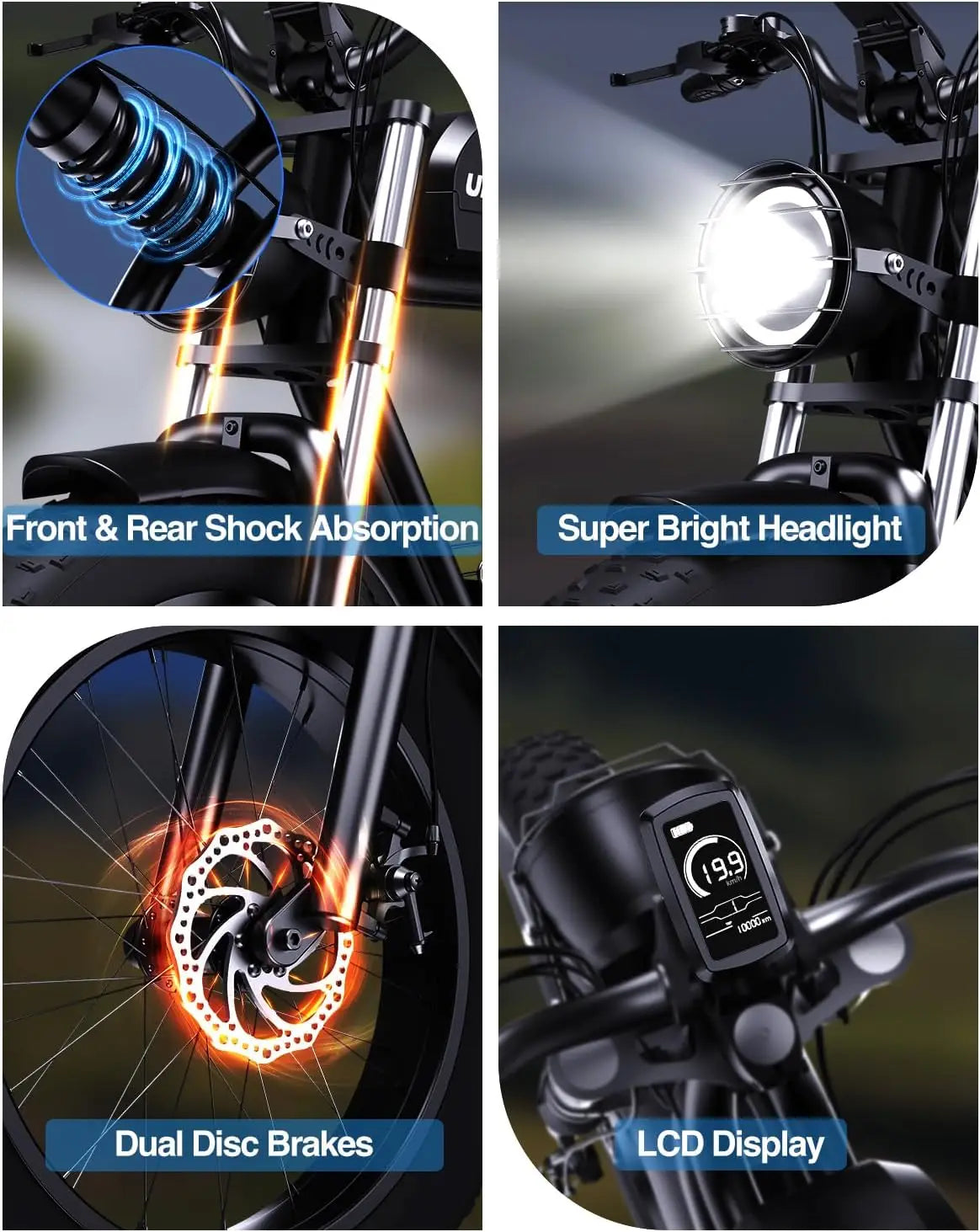 Kickwey K7 Electric Bicycle With Full Suspension