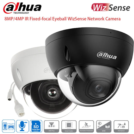 Dahua Dome IR Camera 8MP WizSense Perimeter Protection IP67 IK10