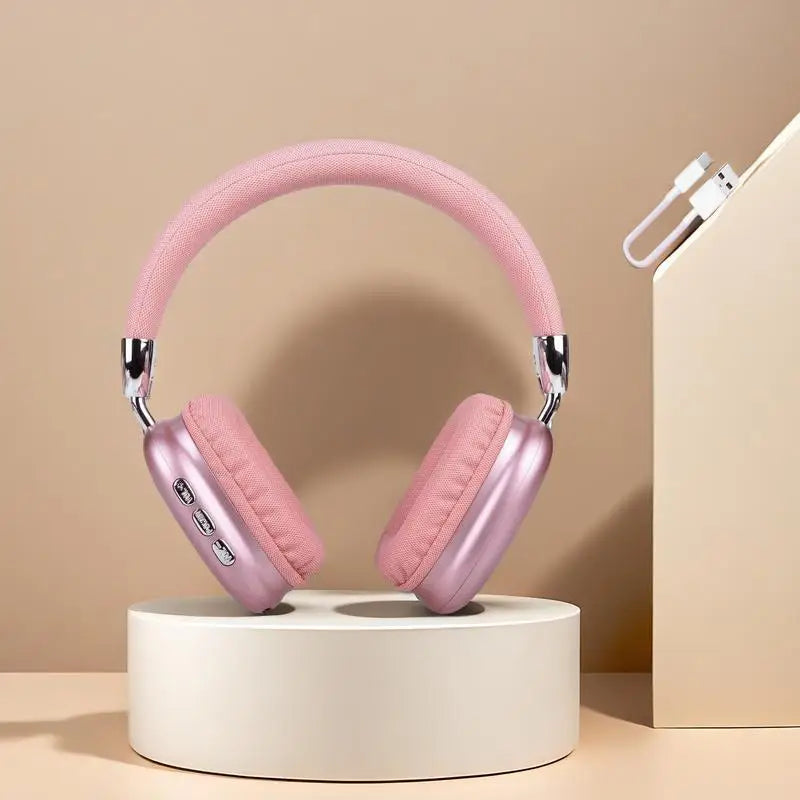 Wireless Bluetooth Headphones Foldable Deep Bass With Active Noise Cancellation