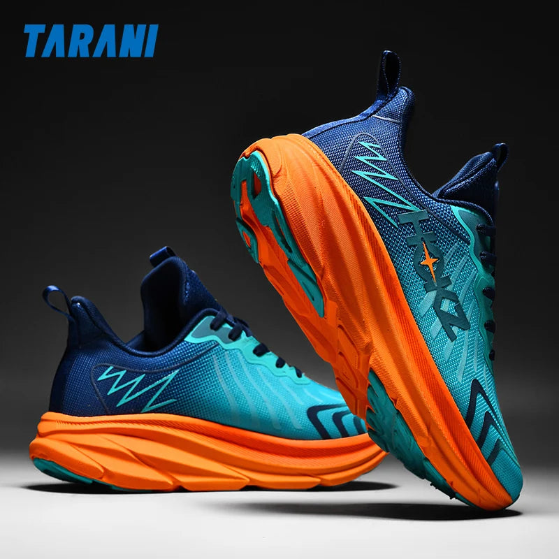 TQBQQ Unisex Cushioned Running Shoes Breathable Mesh