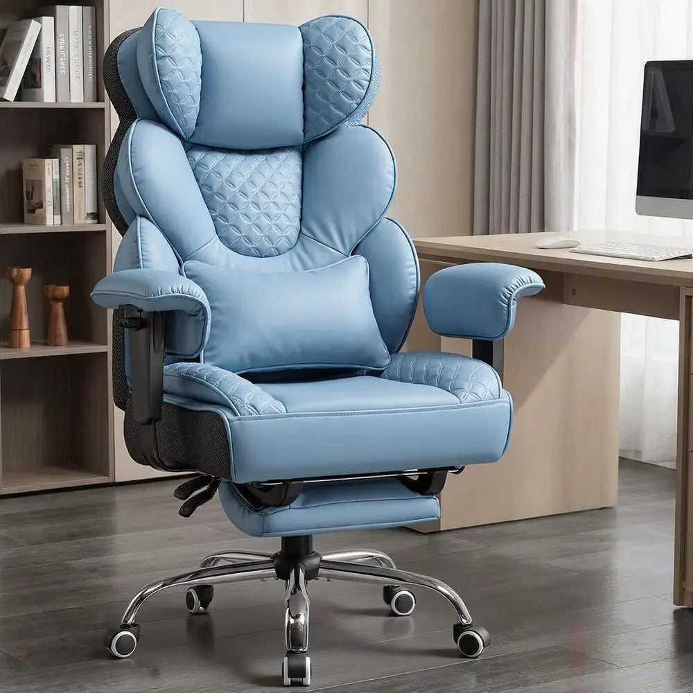 Ergonomic Gaming Chair With High Back Support Lumbar Relief Adjustable Armrests