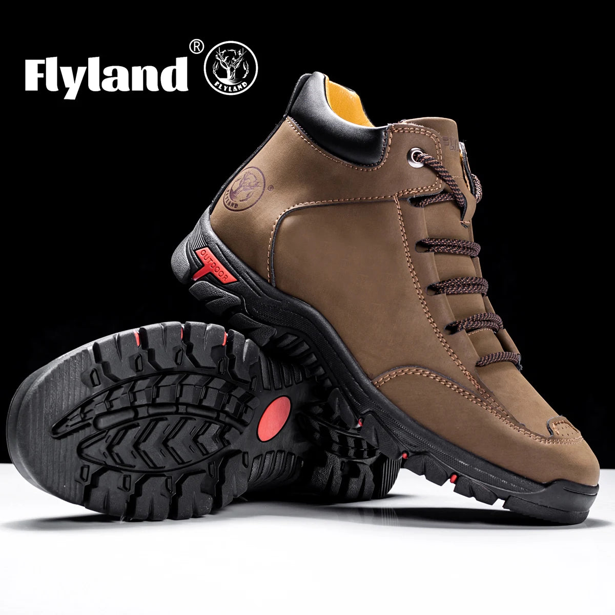 Men's Vintage Chukka Boots Top Layer Cowhide Leather Casual Shoes
