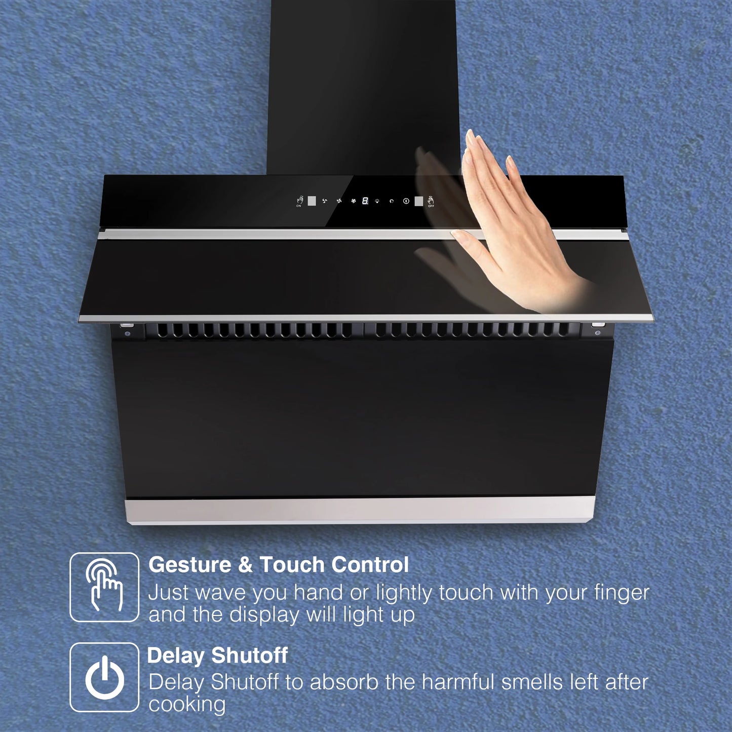 Tieasy 900 CFM Under Cabinet Range Hood With Auto Clean